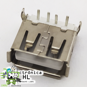 JACK USB DE 4 HILOS PARA MONTAJE
