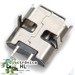 JACK MICRO USB 2 PATAS PARA CHASIS
