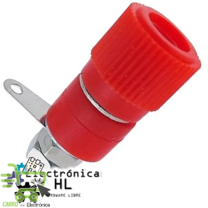 JACK BANANA ATORNILLABLE 1 CM ROJO