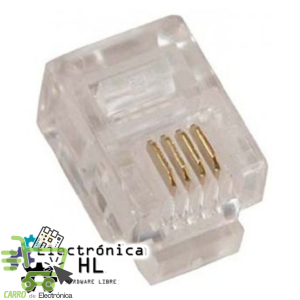 PLUG MODULAR 4 CONTACTOS