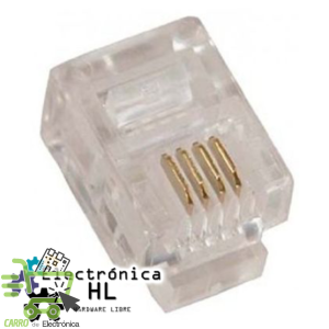 PLUG MODULAR 4 CONTACTOS