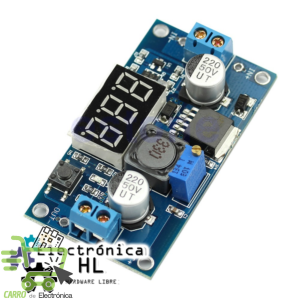 REGULADOR DE VOLTAJE DC/DC CON VOLTIMETRO LM2596