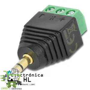 ADAPTADOR PLUG 3.5 CON TERMINAL DE TORNILLOS