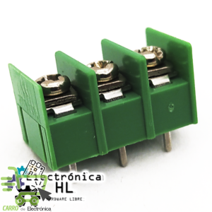 TERMINAL BLOCK 3P USO RUDO VERDE
