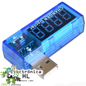 VOLTIMETRO Y AMPERIMETRO USB