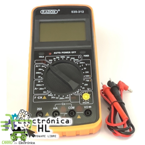 MULTIMETRO DIGITAL CAPACITANCIA