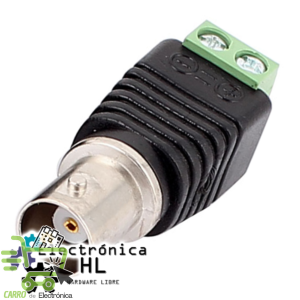 ADAPTADOR BNC HEMBRA CON TERMINAL ATORNILLABLE RG58-A