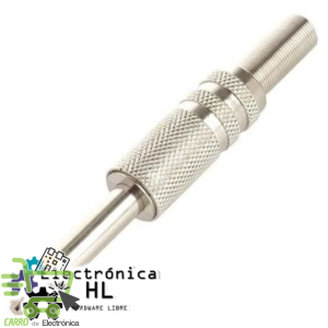 PLUG 6.3 MONOAURAL METALICO