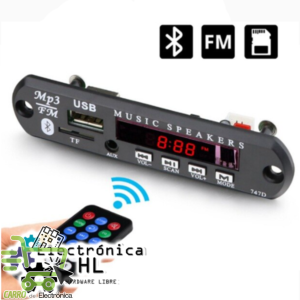 DECODIFICADOR INALAMBRICO BLUETOOTH MP3 WMA 12V