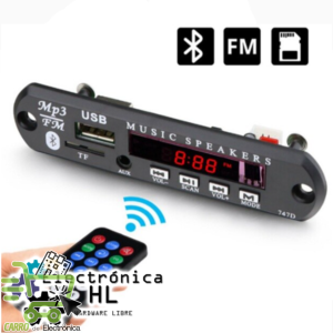 DECODIFICADOR INALAMBRICO BLUETOOTH MP3 WMA 12V