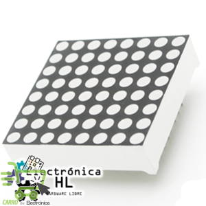 MATRIZ DE LED 8X8, COLOR ROJO