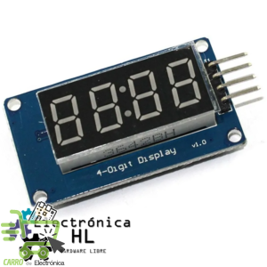 MODULO DISPLAY 4 DIGITOS 7 SEGMENTOS LM1637