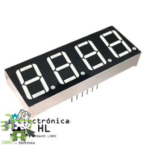 DISPLAY 4 DIGITOS 7 SEGMENTOS