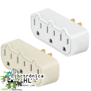MULTICONTACTO DE PARED 3 ENTRADAS