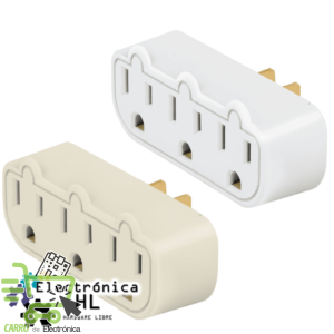 MULTICONTACTO DE PARED 3 ENTRADAS