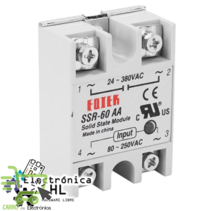 RELEVADOR DE ESTADO SOLIDO SSR-60AA