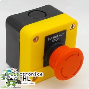 BOTON DE PARO DE EMERGENCIA 1NO + 1NC