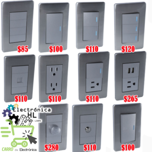 ELECTRICO DECORATIVO ACERO INOXIDABLE