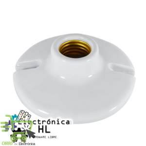PORTALAMPARA DE PORCELANA 4 1/2"