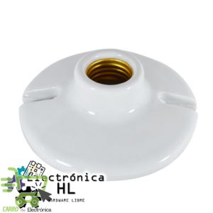 PORTALAMPARA DE PORCELANA 4 1/2"