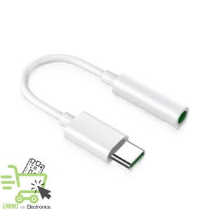 ADAPTADOR TIPO C A AUXILIAR 3.5MM