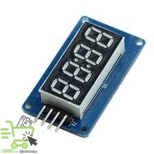 MODULO DISPLAY 4 DIGITOS 7 SEGMENTOS LM1637