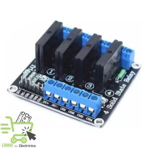 MODULO RELEVADOR DE ESTADO SOLIDO 4 CANALES 5V