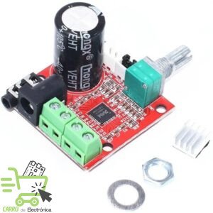 MODULO AMPLIFICADOR DE AUDIO PAM8610, 12V,2X10W, CLASE D