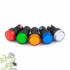 FOCO LED PILOTO AD16-22 ,110V AC, 22MM