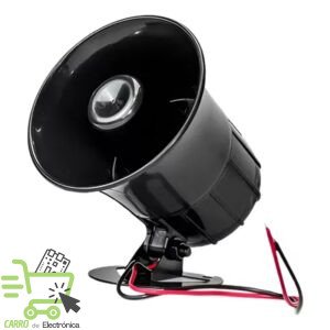 SIRENA PLASTICO 6 TONOS 3 1/2" 20W 12V