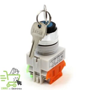 INTERRUPTOR CON LLAVE 2 POCISIONES, 10A, 1NO 1NC