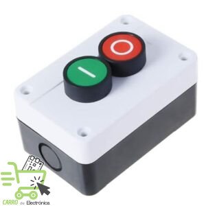INTERRUPTOR MOMENTANEO DE ENCENDIDO Y APAGADO CON CAJA
